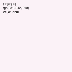 #FBF2F8 - Wisp Pink Color Image